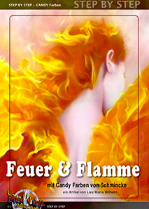Feuer Motiv mit Candyfarben