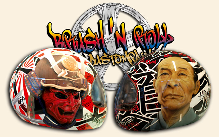 Lackierung & Airbrush auf Helm