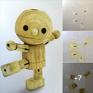 Airbrush Holzstruktur