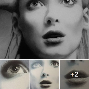 Airbrush Portrait Winona Ryder